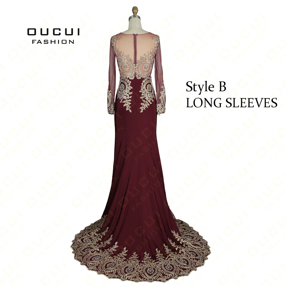 Реальные фотографии наивысшего качества черного цвета кружева вышивать вечернее элегантное длинное вечернее платье OL102653