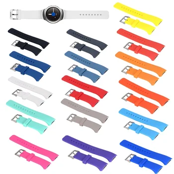 

AOOW Watchband for Samsung Galaxy Gear S2 R720 R730 Silicone Band Strap Sport Watch Replacement Bracelet SM-R720 16 Colors