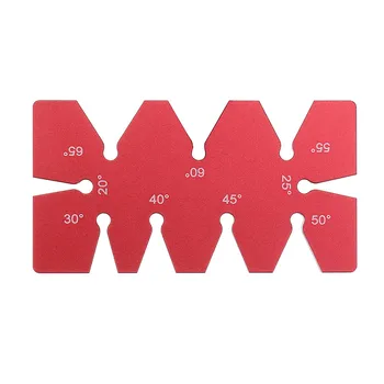 

Aluminum Alloy Angle Gauge 20-65 Degree Angle Gauge Angle Template Ruler For Woodworking