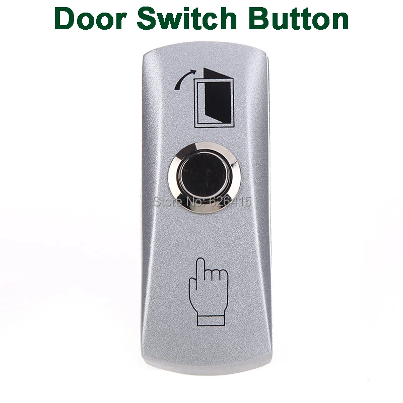 

Dropshipping Door Exit Push Release Button Switch Access Control System Durable Exquisite Zinc Alloy