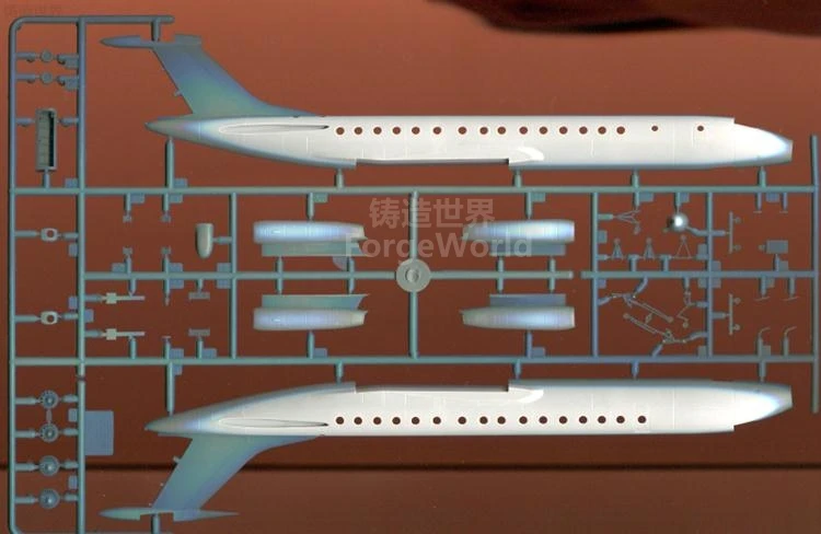 ZVEZDA 7007 1/144 Tupolev Tu-134A сборные Комплекты Модели российского пассажирского самолета