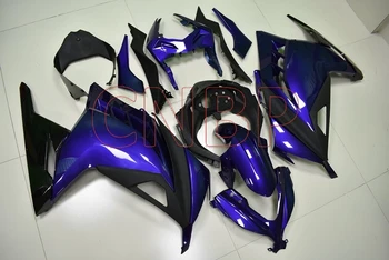 

Fairing Kits EX300 2013 - 2015 Blue Black Plastic Fairings EX 300 Ninja 14 15 Fairing Kits Zx300r 2015 no paint