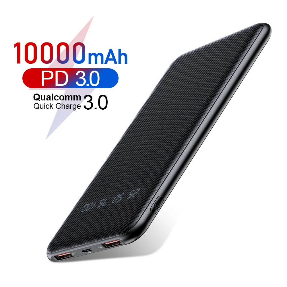 Rock 10000 мАч 18 Вт PD 3 0 QC USB C Quick Charge power Bank 9 В 2A PD3.0 QC3.0 Быстрая Зарядка Тип bank