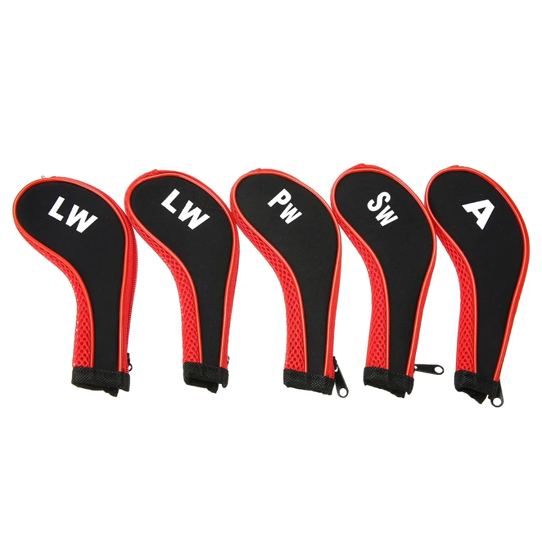 12Pcs/Set Rubber Neoprene Golf Club Iron Head Covers Protector Golf Head cover Sets Iron Club Head Cover Accessories 3 Colors