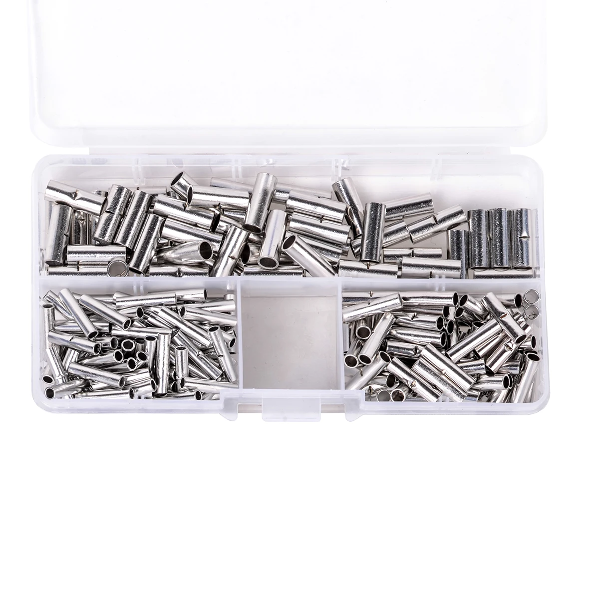 

200pcs Copper Butt Splice Connectors Electrical Cable Wire Crimp Solder Terminals Set 22-10AWG With Plastic Box