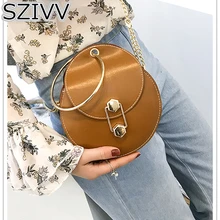 Women Crossbody Bags Korean Personality Ring Handle Handbag Candy colored Mini Cute bag Trend Chain Shoulder