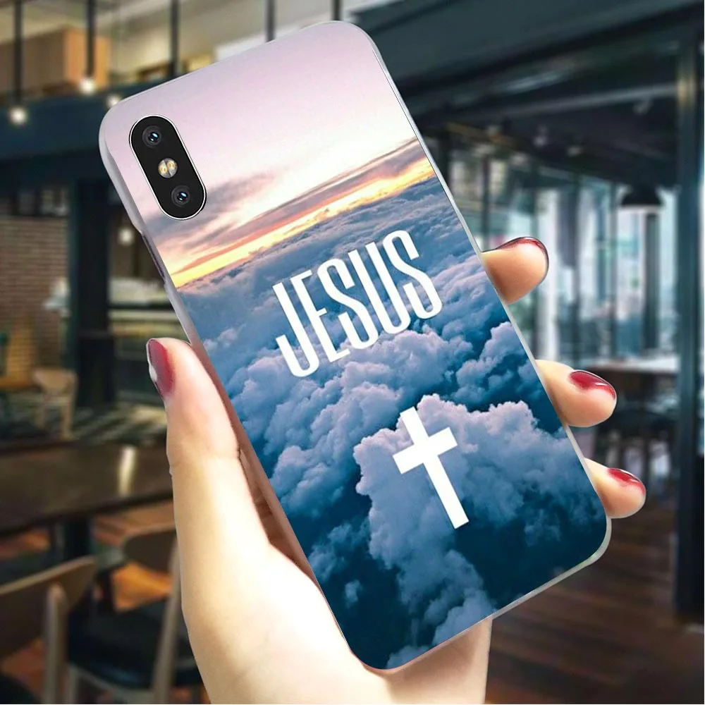 Plastic Phone Case for iPhone 6 Christian Jesus Cover for iPhone Xs Max Covers 7 XR X 8 Plus 5 6S 5S SE Plastic Phone Case for iPhone 6 Christian Jesus Cover for iPhone Xs Max Covers 7 XR X 8 Plus 5 6S 5S SE