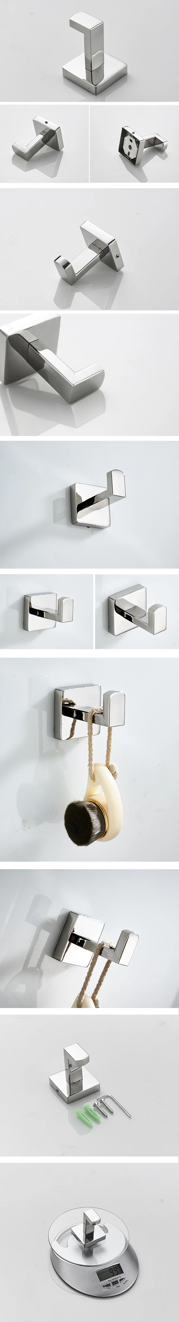 Серебряный короткий держатель для туалетной бумаги держатель для туалетной щетки современный настенный из нержавеющей стали набор