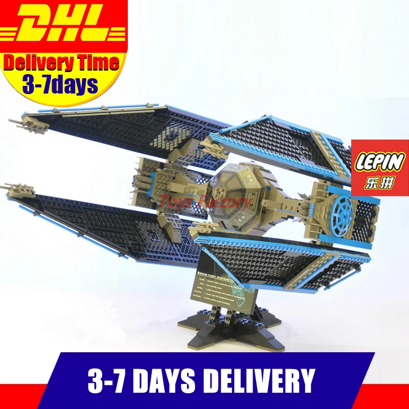 

IN Stock LEPIN 05044 703Pcs Star War UCS TIE Interceptor Model Building Kit Set Block Brick Compatible Children Toy 7181