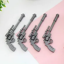 1 шт., кавайная офисная шариковая ручка, креативная, симпатичная, с рисунком пистолета, школьные канцелярские принадлежности, черные чернила, 0,5 мм, ручка для заправки