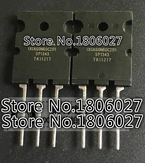 

Отправить бесплатно 20 шт IXGK60N60C2D1 TO-264 600V 75A IGBT Триод