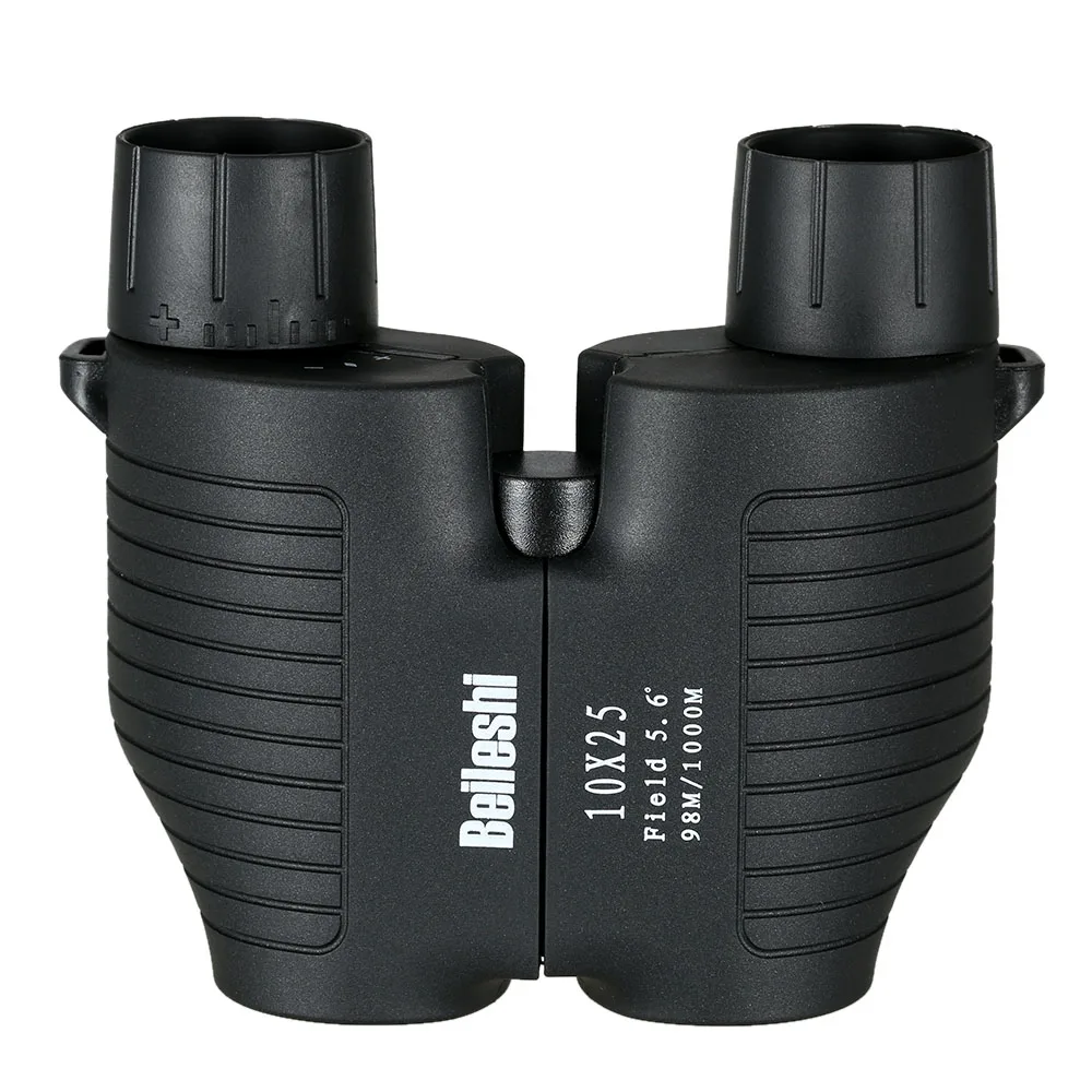 Beileshi Telescope 10X25 Compact Fixed Focus Binoculars