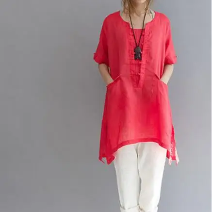 Clobee Women Blusas Shirts 2019 5XL 6XL Autumn Women Half