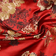 75*50 см костюм жаккард парча пион из ткани стиль Восточный цветок ткань