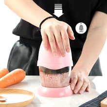 Мини Многофункциональная бытовая электрическая мясорубка для детского питания, добавка для овощей, фруктов, слайсер, мясорубка, соковыжималка
