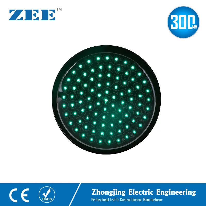 

8 inches 200mm Green LED Traffic Signal Light Round LED Traffic Module Replacement 220V 12V 24V Replaced Lamp