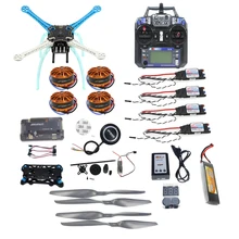 JMT Full Kit DIY GPS Drone APM2.8 500mm Multi-Rotor with 700KV Motor 30A ESC 6CH Transmitter 11.1V 4400MAH Battery