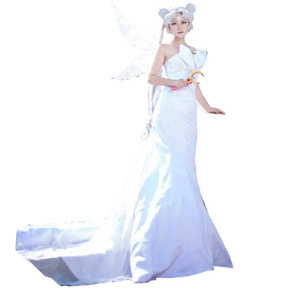 

2018 Newest Sailor Moon Cosplay Costume Princess Serenity Dress Tsukino Usagi Costume For Women Halloween Custom Made