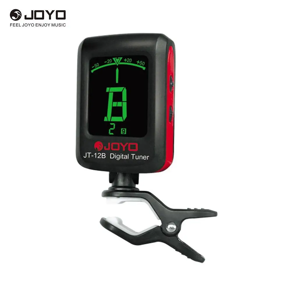 

JOYO JT-12B Digital LCD Clip-on Tuner for Electronic Acoustic Guitar Bass Violin Ukulele