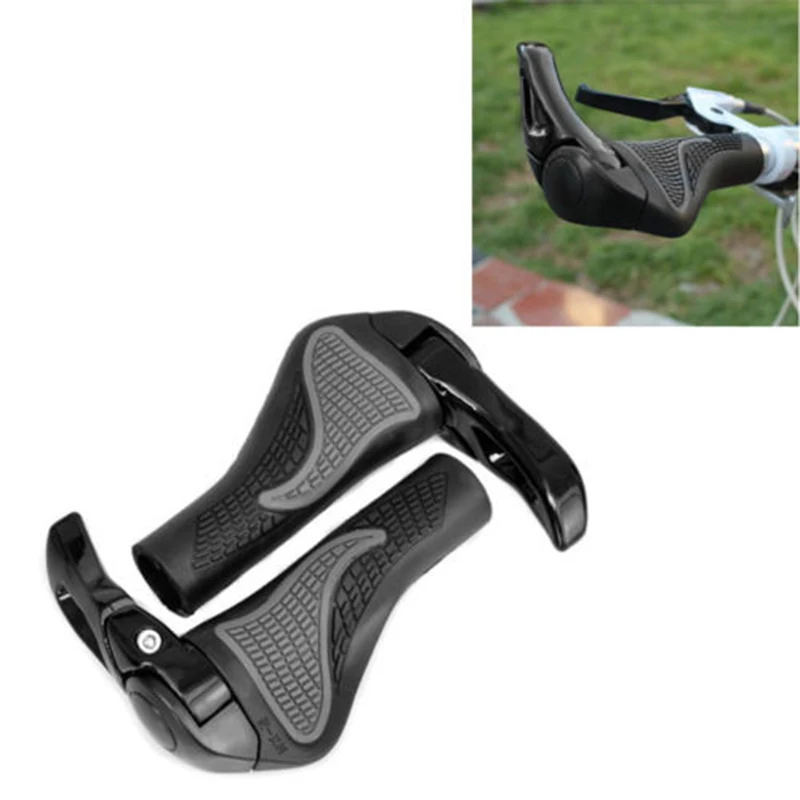 

Cycling MTB Handle Bike Bicycle Comfortable Handlebar Rubber Bar End Claw Style