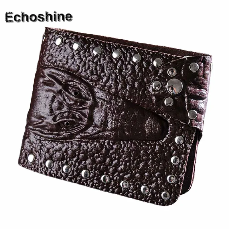 Men Crocodile Pattern Business Short Wallet Coin Purse Card Holders Handbag Card Holder Bifold ...