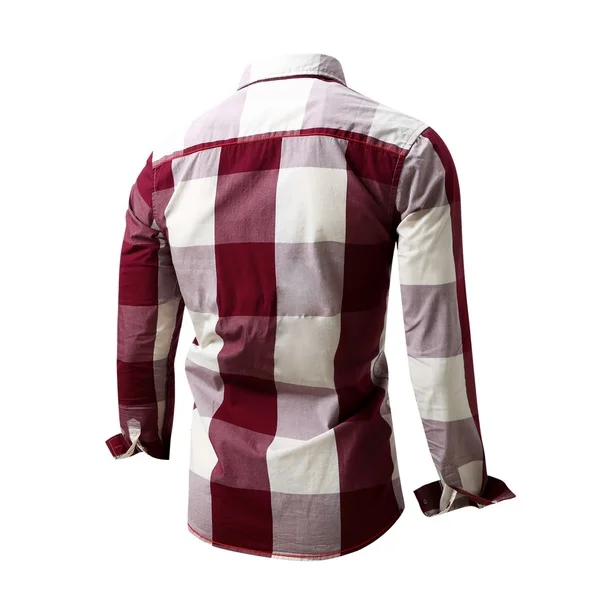 ZOGAA брендовая новая клетчатая рубашка Мужская рубашка с длинным рукавом Осень Зима облегающая одежда повседневные хлопковые рубашки размера плюс мужские топы тройники