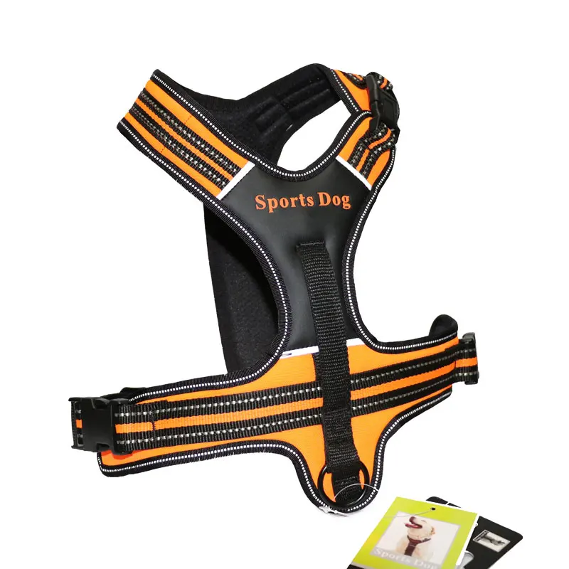 New Dog Collars Leather Pet Dog Harness Pulling Training Chest Harness Large Dog Sport Working Dogs Fit for Husky Pitbull