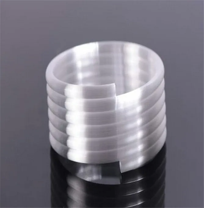 Opaque spiral quartz tube for sample