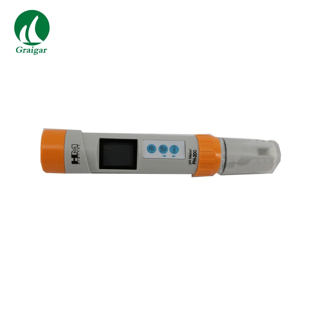 PH-200 HM digital Waterproof pH and Temperature Meter Auto-ranging three point calibration with digital fine tuning PH-200 HM digital Waterproof pH and Temperature Meter Auto-ranging three point calibration with digital fine tuning
