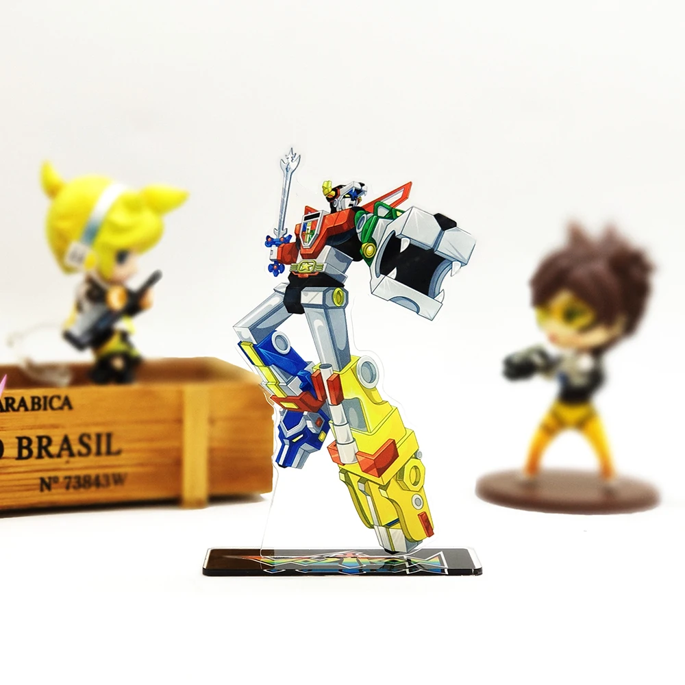 

Voltron Beast King GoLion Defender of the Universe acrylic stand figure model plate holder cake topper anime Japanese cool