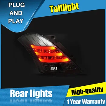 

JGRT Car Styling for SUZUKI Swift Tail Lights 2014-2015 for Swift LED Tail Lamp+Turn Signal+Brake+Reverse LED light
