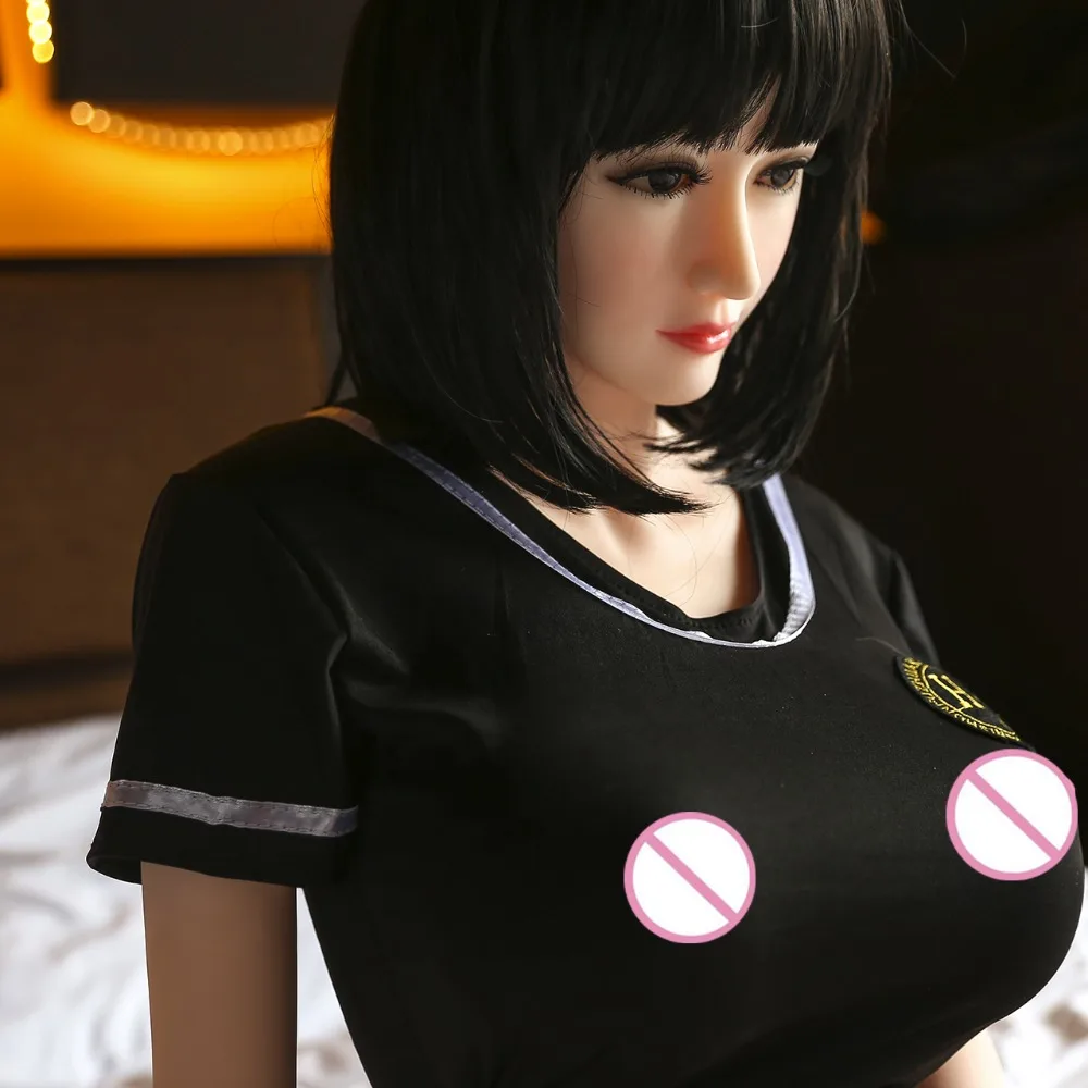 Sex solid silicone doll 165cm big boobs sex doll with Metal Skeleton,real sex toy doll,adult sex toys,full body dildo C-165B-002