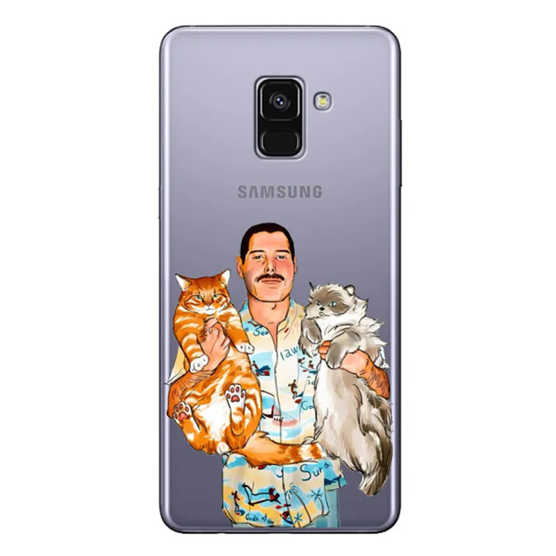 Freddie Mercury Rainha banda Qualidade Роскошный чехол для телефона для samsung S6 7 8 9 Plus Edge Note 8 9 силиконовый чехол - Цвет: TPU