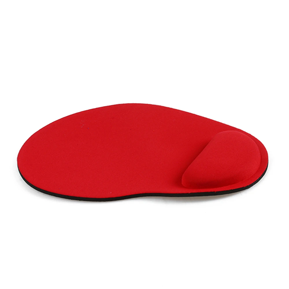 8 цветов комфортная поддержка запястья коврик для мыши оптический трекбол ПК утолщенный коврик для мыши для Dota2 CS Настольный коврик - Цвет: Красный