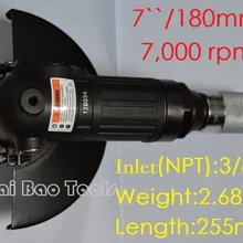 7-дюймовый Пневматика Болгарки fa-6c-10 Тип 180 мм Шлифовальные станки 7000 об./мин. поворотный Тип(KB7