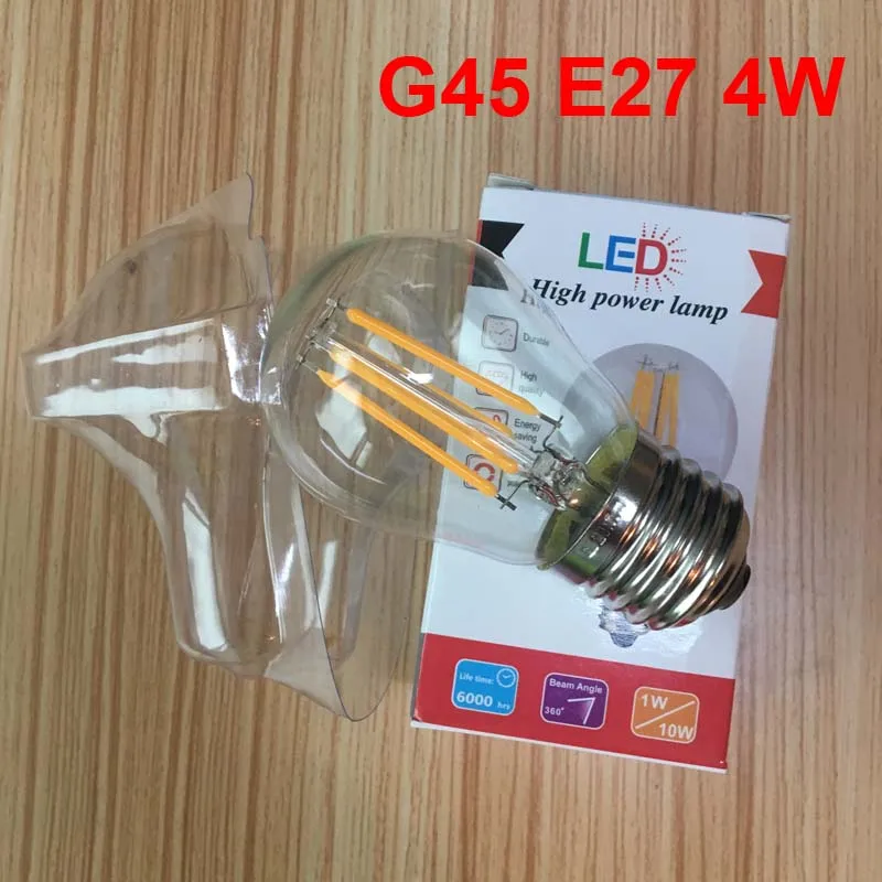 G45 A60 ST64 G80 T45 светодио дный лампа накаливания AC85-265V 2 Вт 4 Вт 6 Вт 8 Вт Edison светодио дный лампа E27 E12 E14 канделябры лампочки