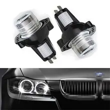 2 шт для BMW E90 E91 6 w супер яркий 7000 k светодиодный Ангельские глазки Halo лампы