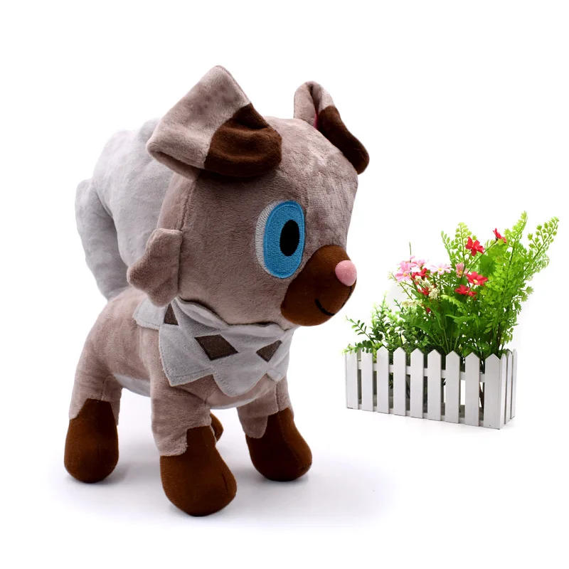 

12"30 cm Anime Rockruff SUN/MOON Stuffed Plush Doll Soft Animal Peluche Dolls Hot Toys Great Christmas Gift For Children