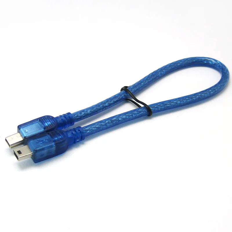 0 3 м Mini USB 5pin штекер-штекер m/M двойной экранирующий кабель для зарядки данных Шнур