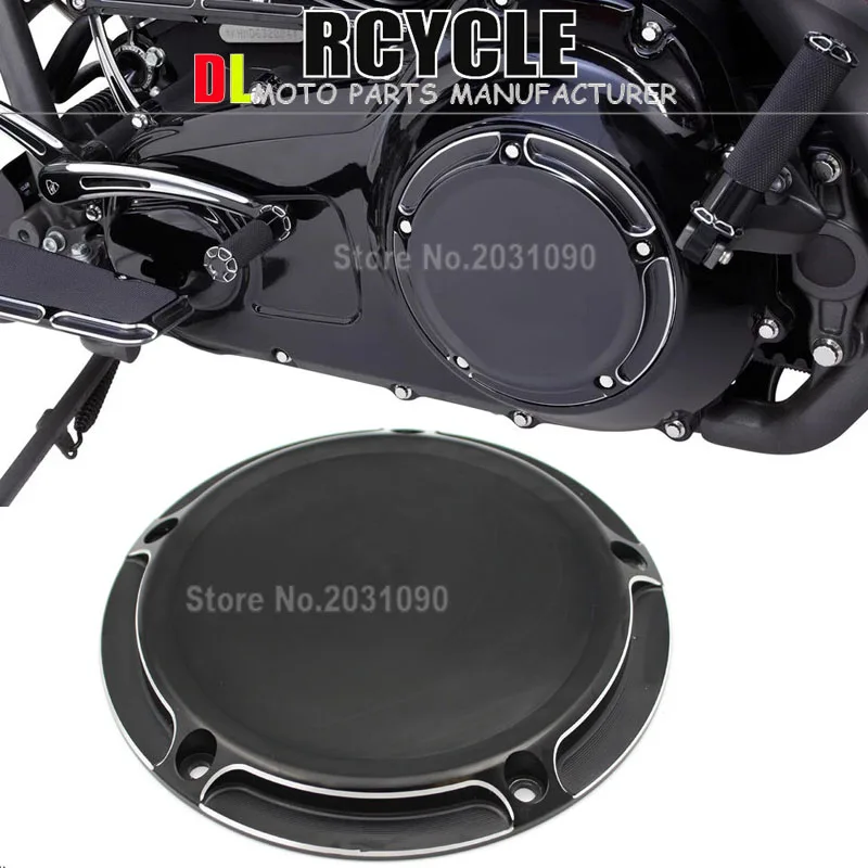 Aluminum Derby Cover Timer Timing Cover For Harley Touring Road King Street Glide Cvo Dyna Fat
