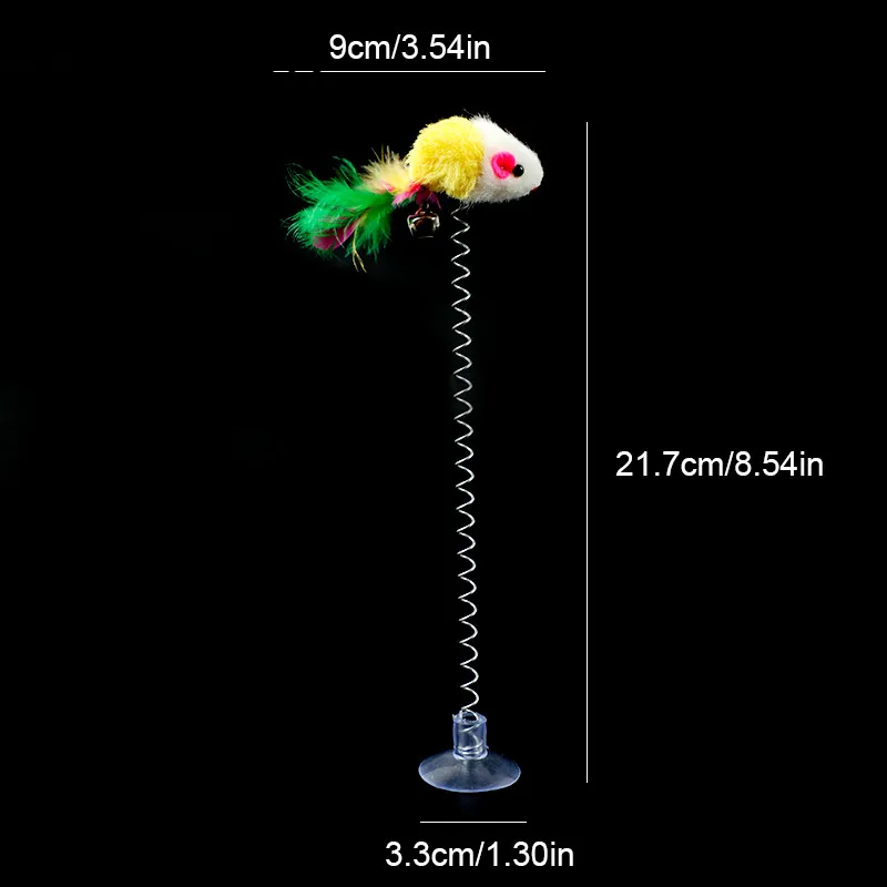 OWDBOB забавная игрушка для домашнего питомца, котенка, кошки, эластичная игрушечная мышь, игрушки интерактивные игрушки для игры в кошки с царапинами, собаки, кошки, жевательные игрушечные домашние питомцы