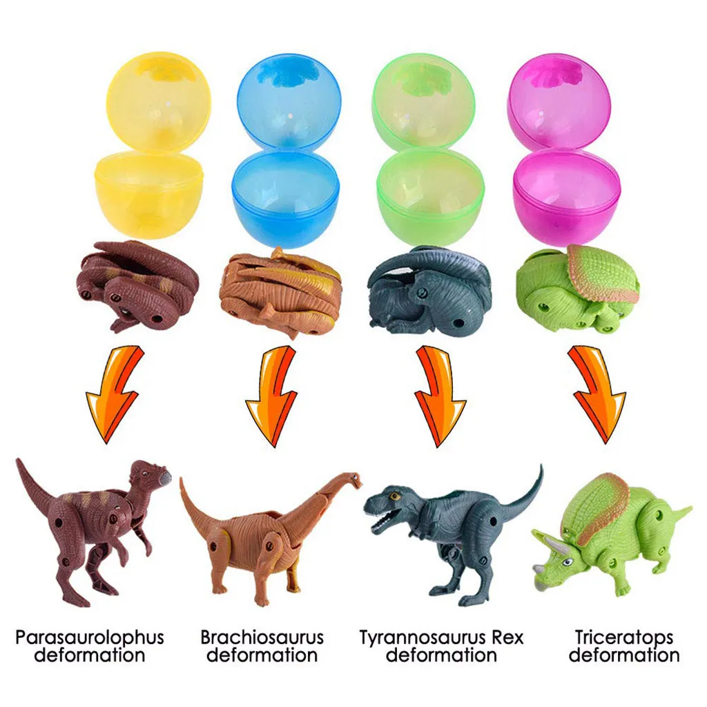 Игрушки динозавра заполненные пасхальные яйца деформированное яйцо динозавра коллекция для детей