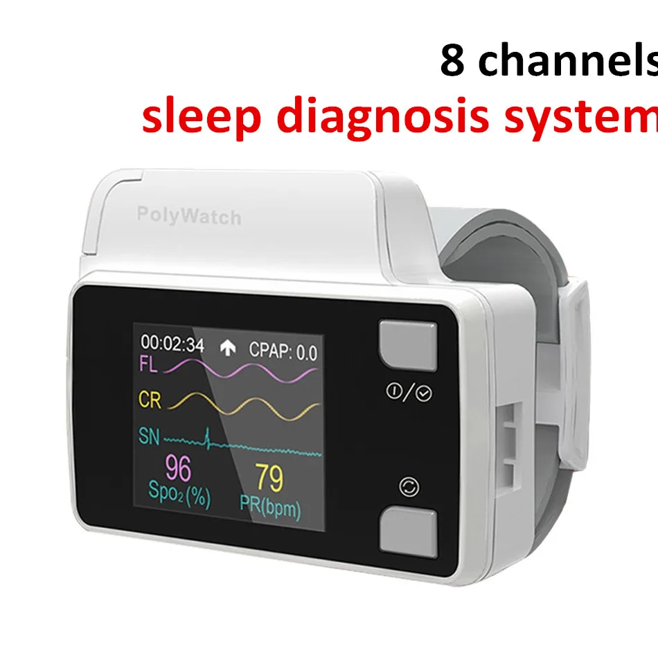 

BMC YH-600B PolyWatch CPAP Sleep Diagnosis For Patient's Clinical Medical Home Care Available With Cannual TF Card Black Bag