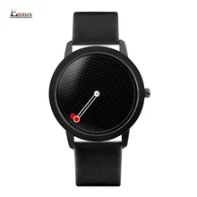

2016 men gift Enmex brief design gentlemancreative geometric designs Floating pointer 3D dail with young fashion quartz watches