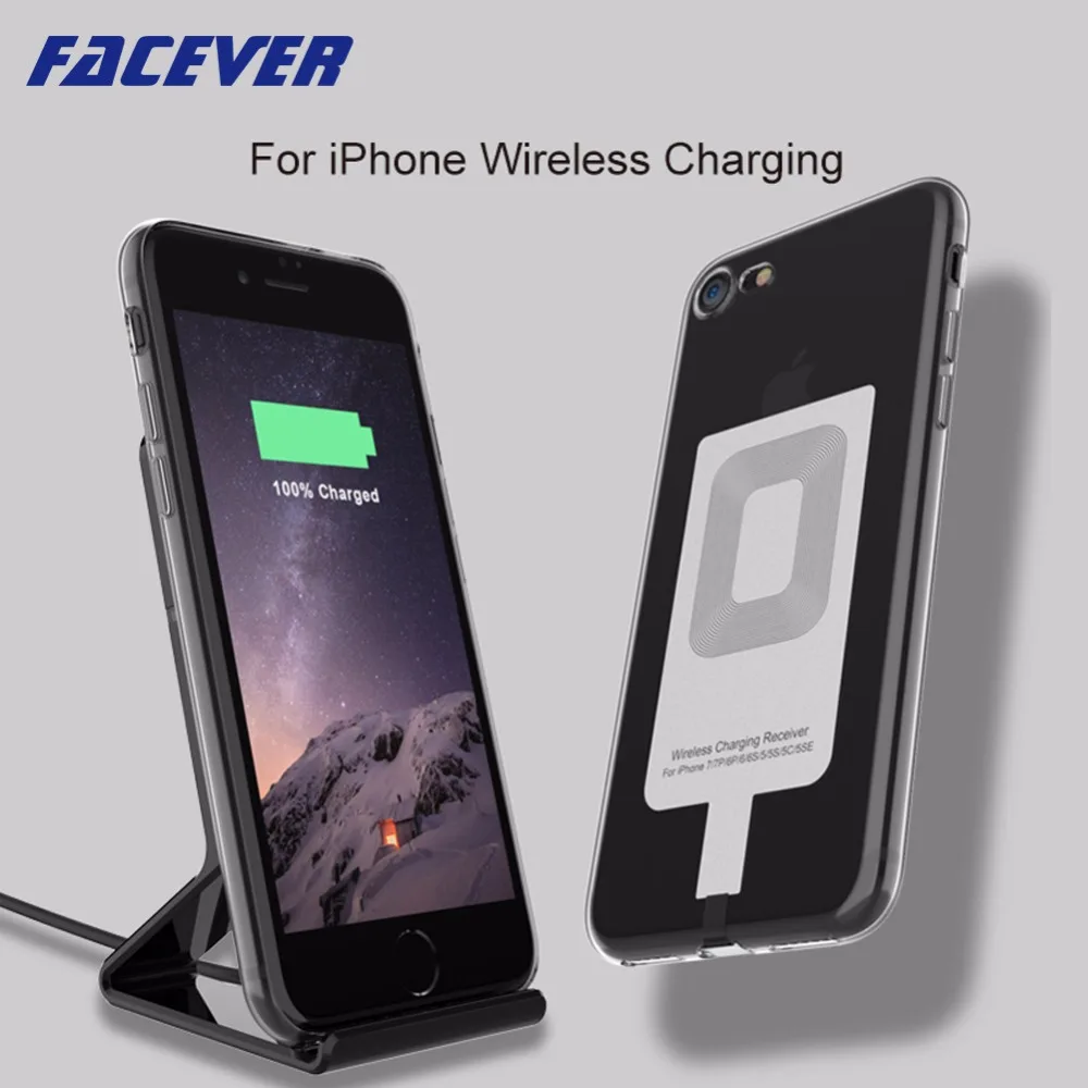 

Qi Wireless Charger For iPhone 7 7 Plus 6 Plus 6S 6S Plus 5 5S SE 5C iPod With Qi Receiver Phone Fast Charger Stand Holder
