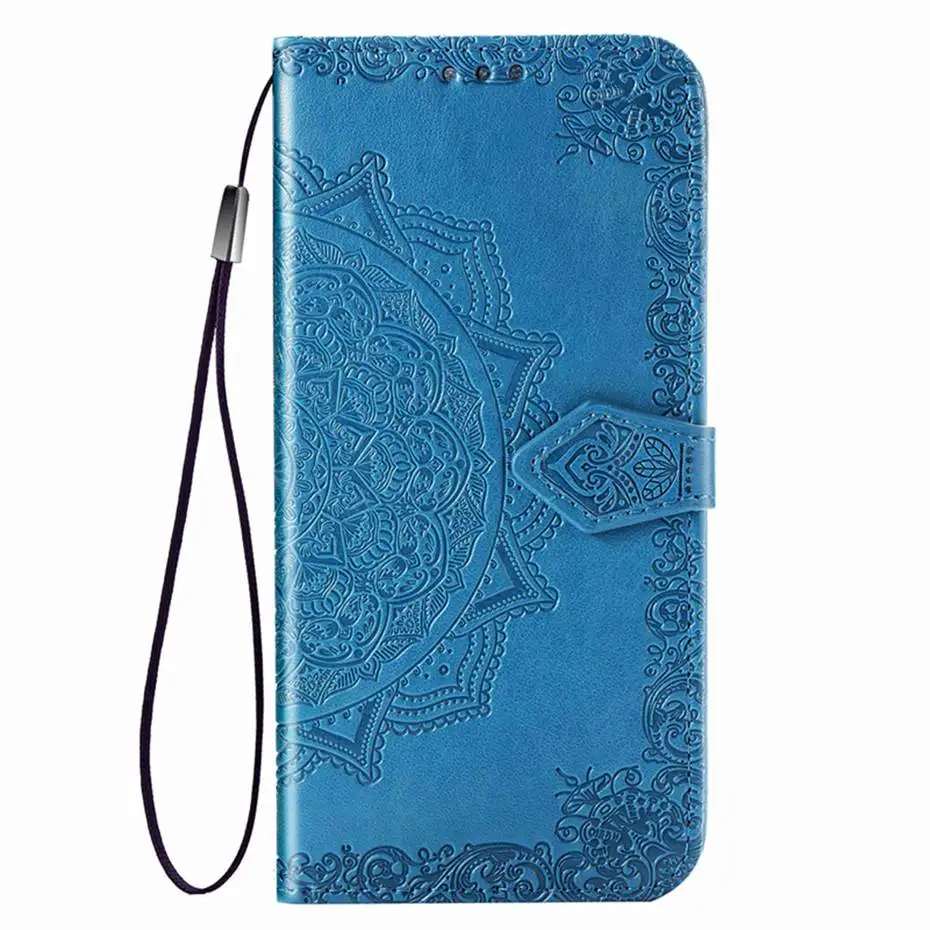 حافظة لهاتف Huawei Y6 2019 محفظة قلابة حقيبة هاتف من الجلد المصقول على لهواوي Y6 2019 MRD-LX1 MRD-LX1F Y6 Y 6 2019 برو غطاء
