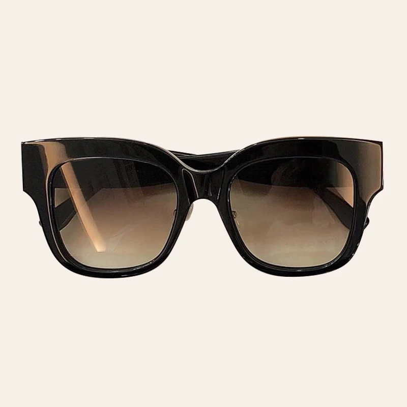No 1 Brand Designer Sunglasses Female Retro Style Acetate Frame Sun Glasses Shades UV400 - Цвет линз: No 1
