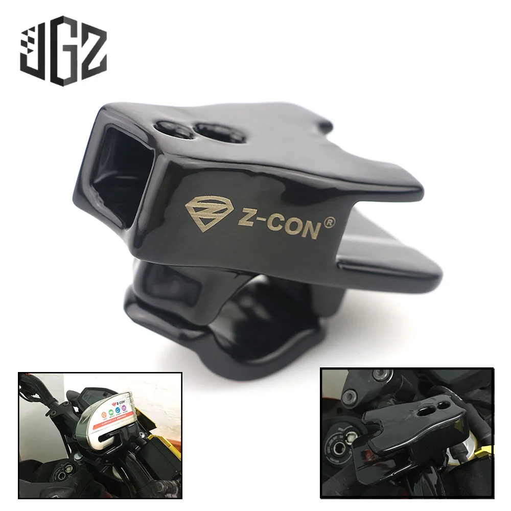 

Motorcycle Bicycle Aluminum Outdoor Universal Disc Brake Lock Frame Fixed Security Anti-theft Locks Holder Bracket Accessories