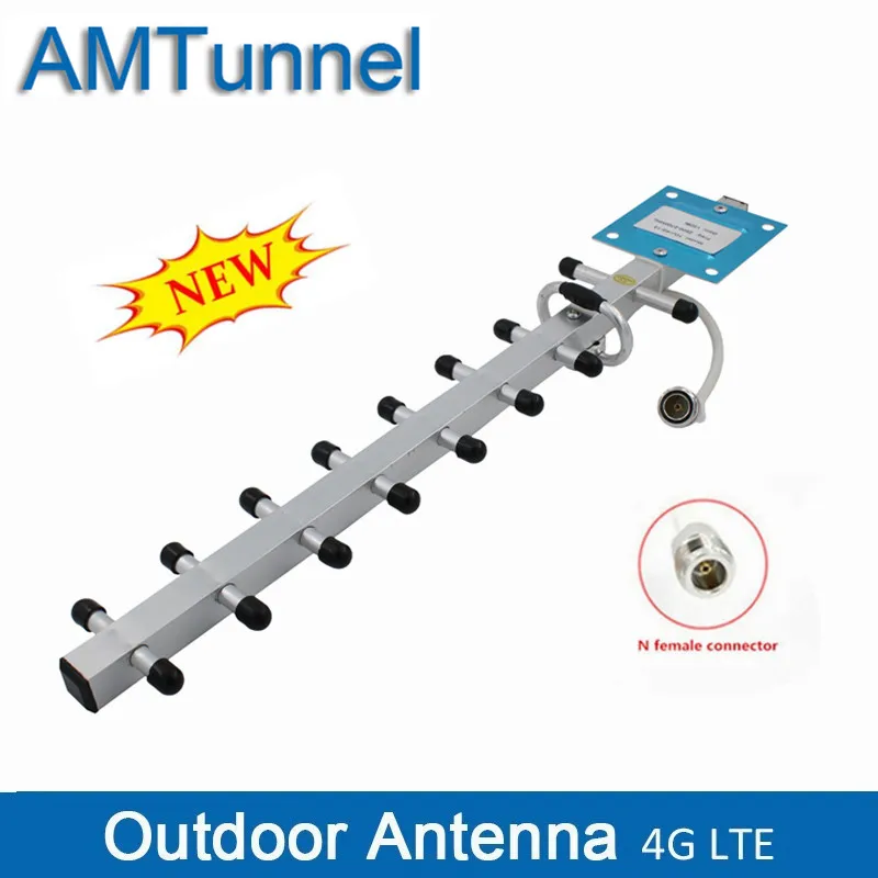 4G LTE наружная антенна 4G Yagi антенна 2600MHz мобильный усилитель антенна 13dBi N female для 4G целлюлярный усилитель сигнала повторитель