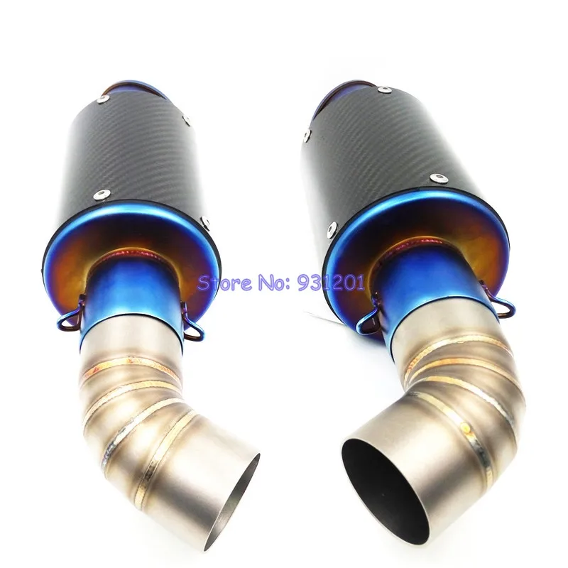 

Motorcycle Exhaust Middle Pipe with Muffler for DUCATI 696 (2008-2014) 796/795 2010-2014 Slip-On Escape Moto